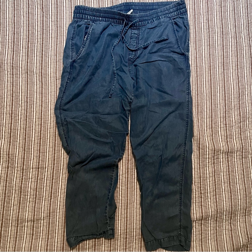 GAP Blue Drawstring Easy Pants